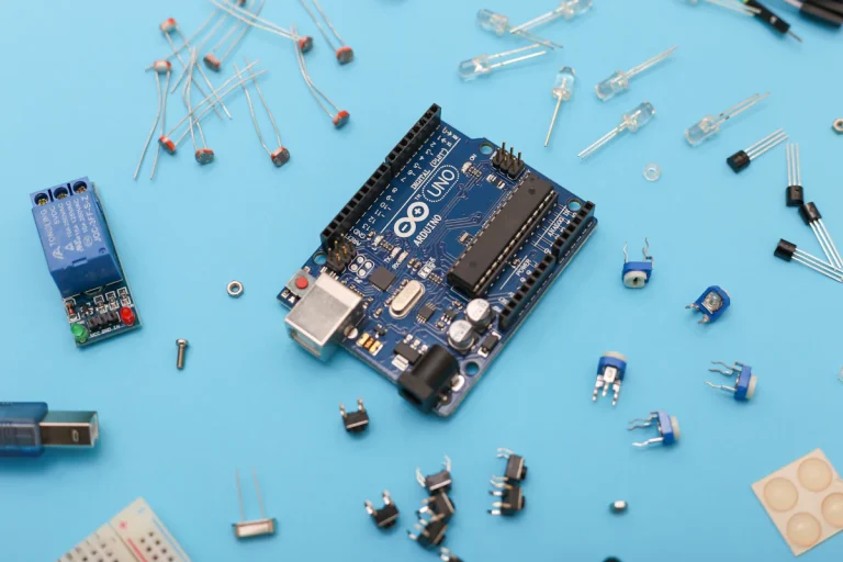 Close-up of enterprise-grade drone flight components and electronics